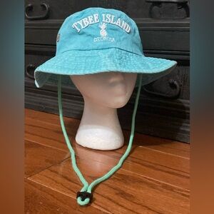 Tybee Island Teal unisex loose fit Booney bucket hat